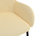 thumbnail image 5 of vidaXL Dining Chairs 2 pcs Cream Velvet, 5 of 5