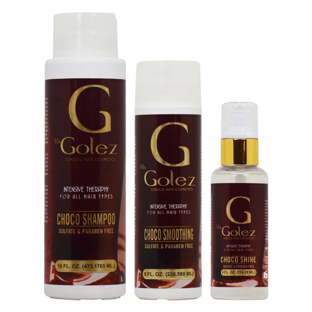 G Ma Golez Intensive Theraphy Choco Shampoo & Smoothing & Shine Gotas""Set""