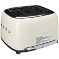 thumbnail image 1 of Smeg 4 Slot Toaster Cream TSF03 CRUS, 1 of 1
