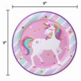 thumbnail image 3 of Unicorn 9" paper plates, 3 of 4
