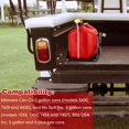 thumbnail image 3 of 5 Gallon Gas Can Holder for Trailer Compatible with No-spill Gas Can Mount Rack 5 Gallon Fit for Open Landscape Trailer, Truck, Rv, 3 of 5