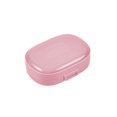 thumbnail image 1 of Pink Plastic Pill Organizer Box 7 Grid Pink Moisture Proof Portable Travel Case For Pills Small Items, 1 of 7