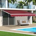 thumbnail image 1 of Auvent rétractable manuel Outsunny 10'x8 ', 1 of 10