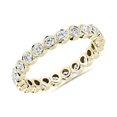 thumbnail image 1 of 0.25 Carat Excellent Round Cut Real Diamond New Design Eternity Band for Wedding Solid 18K Yellow Gold Size 11, 1 of 7