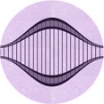 thumbnail image 1 of Ahgly Company Machine Washable Indoor Round Transitional Rich Lilac Purple Area Rugs, 3' Round, 1 of 7