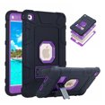 thumbnail image 1 of Allytech 7.9" Dual Layers Silicone Tablet Case with Kickstand, Black & Purple, 1 of 9