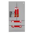thumbnail image 4 of Transemion 4 Pcs Housses de Protection pour Poignée de Four à Micro-Ondes de Noël Housses de Protection de Noël Noël Réfrigérateur Cuisine Réfrigérateur Poignée de Porte Gants No.05 1Ensemble, 4 of 4