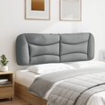 thumbnail image 2 of vidaXL Headboard Cushion Light Grey 152 cm Fabric, 2 of 5