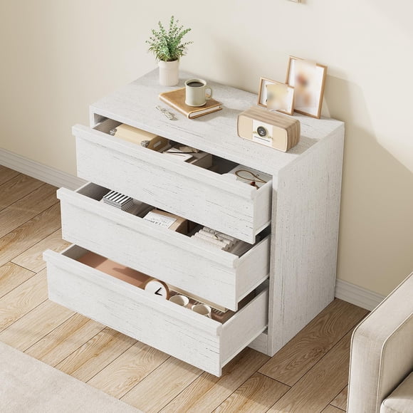 Commode Moderne à 4 Tiroirs – Armoire de Rangement en Chêne pour Salle à Manger, Polyvalente comme Table de Chevet, Bahut Ou Table d'Appoint – Parfaite pour la Chambre, le Salon, le Couloir