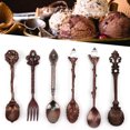 thumbnail image 1 of Vintage Food-grade Vintage Spoon, Fruit Fork, Long Handle Easy To Clean, 1 of 8