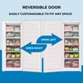thumbnail image 2 of Kenmore 6 Cu.ft Convertible Upright Freezer/Refrigerator Adjustable Temperature Control for Kitchen, Utility Room, White, 2 of 6