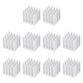 thumbnail image 1 of Unique Bargains 15x15x15mm Aluminum Heatsink Electronic Radiators for MOS IC Chip Silver Tone 10 Pack, 1 of 4