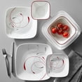 thumbnail image 2 of Corelle Splendor 9" Square Glass Salad Plate, 2 of 3