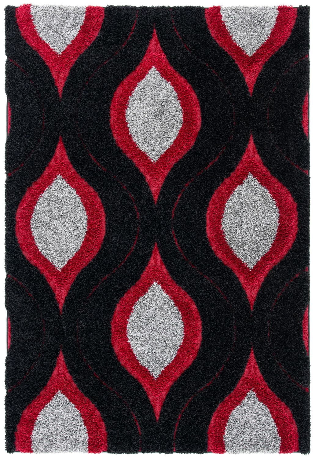 Safavieh Florida Declan Geometric Swirls Shag Area Rug