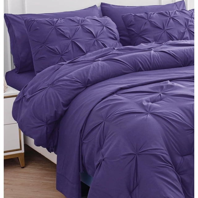 Queen Comforter Set - Pieces Bed in a Bag - Bedding Set with Comforters Sheets Pillowcases Shams Queen Size Bedding Set