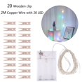 thumbnail image 1 of Boc 2/4M Photo Clip Holder LED Strings Light Christmas Wedding Party Home Decoration, 1 of 10