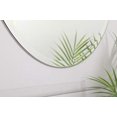 thumbnail image 4 of Elegant Decor MR401924 Miroir Rond en Gracie de 24 Po, Clair, 4 of 4