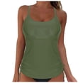 thumbnail image 1 of Women's Lace - Up Swimwear Tops - Underwire, Full Coverage, Push - Up, Tie - Back - Polyester, for Swimming Pool & Beach - Available in Multiple Sizes, 1 of 6