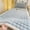 Blue#1590, variant on Winter Milk Velvet Twin Mattress Pad for Dorm Bunk Bed, Thick Warm Floor Mattress Topper
