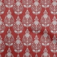 thumbnail image 1 of oneOone Velvet Maroon Fabric Block Dress Material Fabric Print Fabric By The Yard 58 Inch Wide-F4, 1 of 5