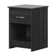 thumbnail image 2 of South Shore Tassio 1-Drawer Nightstand with Open Storage Space for Adult, in Gray Oak, 2 of 10