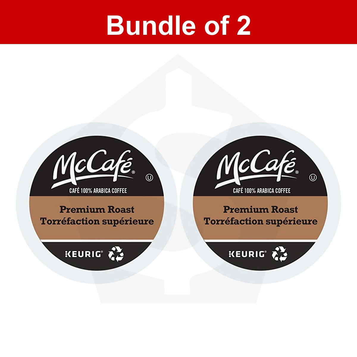 Bundle of 2 - McCafe Keurig Mccaf Premium Roast K-Cup Pods, 120-pk, 120 Count 120 count (Pack of 1)