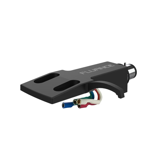 Fluance Reference Turntable Headshell With H-4 Bayonet Mount and Slots for 1/2 inch Cartridge Mounting (HS82L)