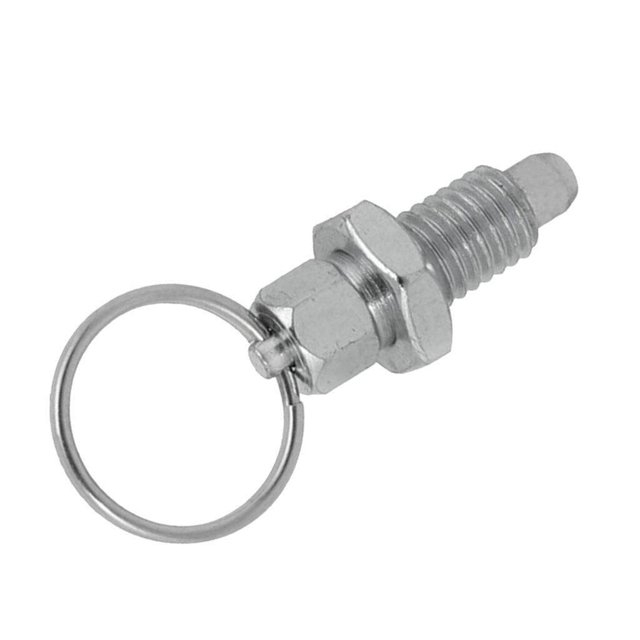 Index Plunger With Ring Pull Spring Loaded Lock Pin Ring Pull M16-8 Stainless Steel