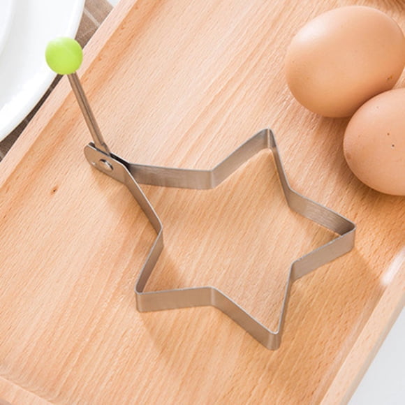 KER Stainless Steel Egg Frying Pan Household Non Stick Egg Frying Model Egg Frying Pan Heart Shaped Poached Egg Rice