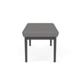 thumbnail image 5 of Lenox Steel Reception Waiting 2-Seat Bench / Charcoal Steel / Light Gray, 5 of 5