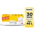 thumbnail image 1 of Glad White Trash Bags Tall 45L, 1 of 6