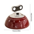 thumbnail image 3 of Magnetic Kitchen Timer, Mechanical Countdown Timer with Magnet, Sturdy ABS Timer for Refrigerator Oven Baking Cooking, 3 of 6