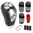 thumbnail image 1 of Gear Stick Knob, Durable Use Light Weight Wear Resistant Comfortable Touch Shifter Head With Rubber Adapter For MT AT Cars Black,Red, 1 of 8