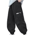 thumbnail image 1 of Boys' Cotton Spring Casual Pants with Pockets for Daily Wear and Play, 1 of 2