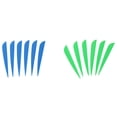 thumbnail image 2 of Arrows Vanes 4 Inch Plastic Feather Fletching for DIY Archery Arrows 100 Pack(Blue&Green), 2 of 10