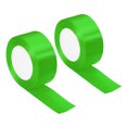 thumbnail image 1 of Unique Bargains 1.5 Inch Wide 24 Yards Satin Ribbon, 2 Pack Double Face Solid Crafts Roll for Party Home DIY Wrapping Decoration, Green, 1 of 6
