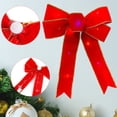 thumbnail image 3 of Christmas Tree Decorations Large Led Christmas Wreath Bows Led Christmas Wreath Bows Red Velvet Bows with Led Lights Christmas Tree Decoration Bows Front Door Happy Year Christmas Christmas, 3 of 6