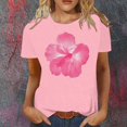 thumbnail image 2 of LUOGENLI T-shirts pour Femme pour Femmes Mode Décontractée Chemises Imprimées Col Rond Manches Courtes T-Shirt Hauts Tunique Blouse 4TG T-shirts pour Femmes T-shirts Graphiques Fête de la Saint-Patrick L, 2 of 4
