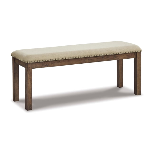 Ashley Furniture Moriville Banc de Salle à Manger Rembourré Beige