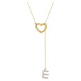 thumbnail image 2 of Dvkptbk Collier Lettre Colliers Initiales pour Femmes Collier Lettre Délicat Pendentif Collier Ras-du-Cou Collier Tendance Mignon Bijoux Collier Bijoux, 2 of 4