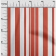 thumbnail image 2 of oneOone Cotton Poplin Red Fabric Stripes Sewing Craft Projects Fabric Prints By Yard 42 Inch Wide, 2 of 4