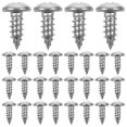 thumbnail image 1 of 100 Pcs Vis à Bois Autotaraudeuses à Tête de Poêle en Acier Inoxydable, 1 of 8