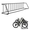 thumbnail image 1 of Support de Plancher pour Vélo en Acier Robuste – Support Autoportant Enduit de Poudre avec Fini Résistant aux Intempéries, outil-Free Assembly, Rangement Simple Ou Double Côté – Idéal pour Garage, Cour Ou Événements – Noir Ou Gris, 1 of 7