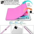 thumbnail image 4 of DuraSafe Cases iPad PRO 12.9 Inch 4th 5th 6th [ Pro 12.9 4 5 6 ] MY3K2LL/A MY3J2LL/A MY2H2LL/A MY2J2LL/A TriFold PC Lightweight Smart PU Leather Protective Hard Back Cover - Pink, 4 of 8