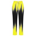 thumbnail image 3 of FAIWAD Womens Linen Pants Straight Leg Loose Drawstring Sweatpants Summer Plus Size Lounge Joggers Pants, 3 of 4
