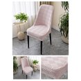 thumbnail image 4 of EGNMCR Home Decor, Room Decor, Wall Decor Large Arcs Half Pack Elastic Dining Table Chair Cover Half Round Household Chair Cover Cushion Backrest One Universals Chair Flock Stools Cover Cover, 4 of 6