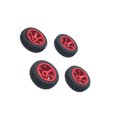 thumbnail image 1 of maskred 4pcs/set RC Roue Jante Pièces de Modification de Pneu pour 1/28 Wltoys K969 RC Voiture Véhicule Roue de Mise à Niveau Rouge 1Set, 1 of 6