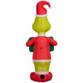 thumbnail image 3 of Christmas Airblown Holiday Light Grinch w/Tree Sign Dr Seuss 26.3779 in x 22.441 in x 66.1417 in x 2.8886 lb, 3 of 6