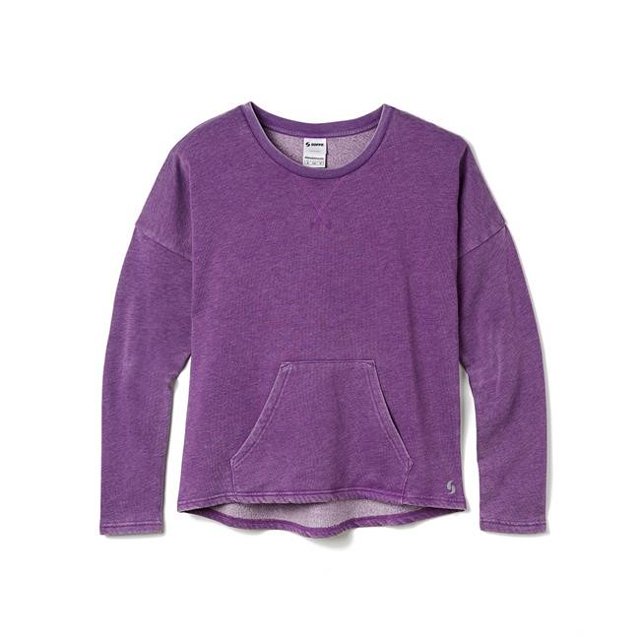 Soffe Women's Throwback Crop Pullover - 5601V