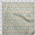 thumbnail image 4 of oneOone Rayon Orange Fabric Asian Japanese Koi Fish With Wave Sewing Material Print Fabric By The Yard 56 Inch Wide, 4 of 4